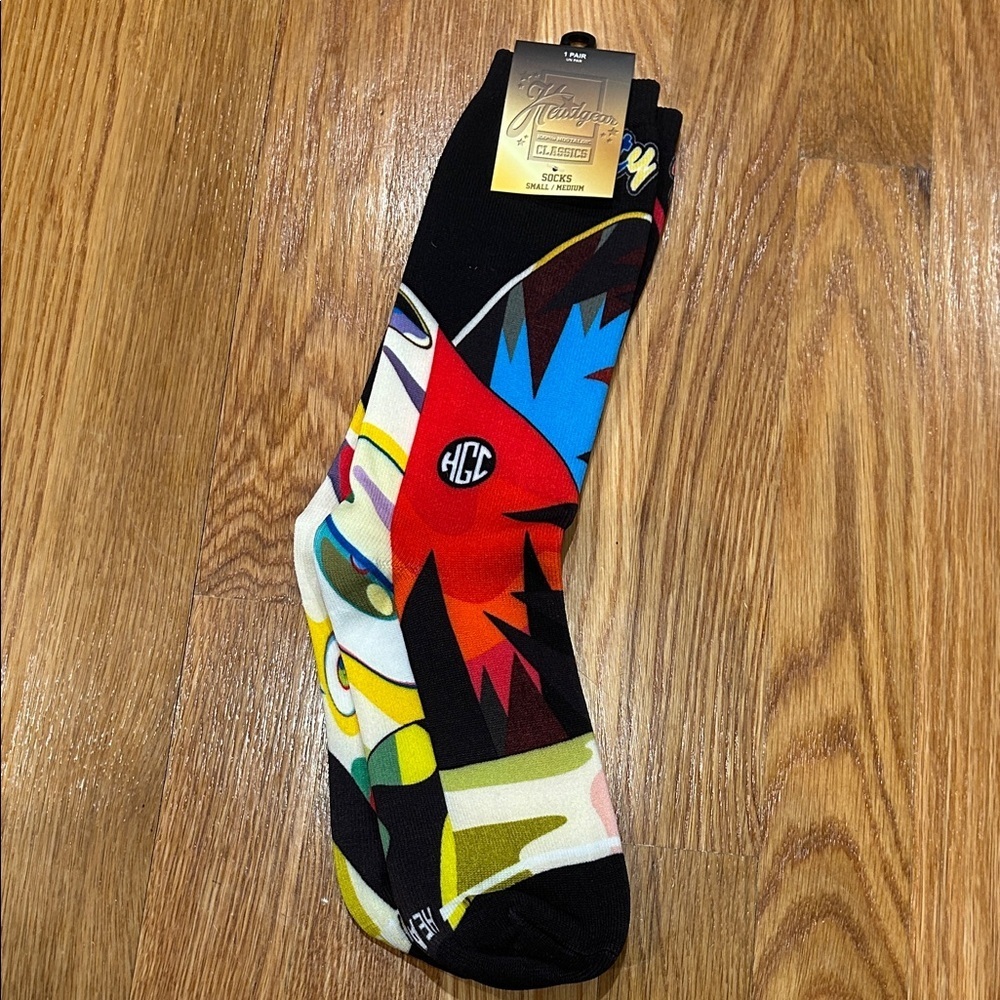 Headgear classic Colorful Abstract Patterned Men's Socks small/medium new - Picture 8 of 8